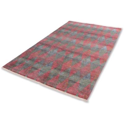 Teppich "Mystik 213", rot (rot, grün), B:70cm H:7mm L:140cm, Kunstfaser, SCHÖNER WOHNEN-KOLLEKTION, Teppiche, Vintage Look, Wohnzimmer Image