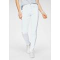 Skinny-fit-Jeans LEVI'S "721 High rise skinny" Gr. 28, Länge 32, weiß (white) Damen Jeans Röhrenjeans mit hohem Bund