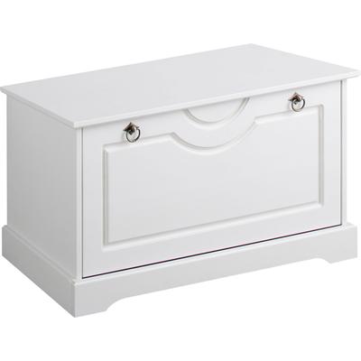 Schuhtruhe HOME AFFAIRE "Klera", weiß, B:81cm H:45cm T:37cm, Truhen, Breite 81 cm, aus massiver Kiefer, FSC-zertifiziert Image