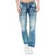 Bequeme Jeans RUSTY NEAL Gr. 36, Länge 32, blau (hellblau) Herren Jeans Straight-fit-Jeans Straight Fit