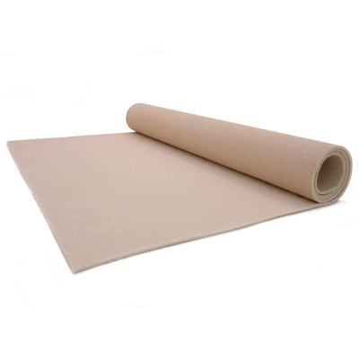 Läufer "PODIUM, Made in Belgium", beige (creme), B:100cm H:2,6mm L:1500cm, Polypropylen (PP), PRIMAFLOR-IDEEN IN TEXTIL, Teppiche, Breite 100 cm, robuster Nadelfilz, Uni-Farben Image