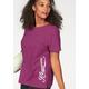 T-Shirt KANGAROOS Gr. 40/42, pink (fuchsia) Damen Shirts Jersey