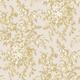 LAURA ASHLEY Vliestapete "Laura Ashley Picardie Pale Gold Vliestapete" Tapeten Gr. B/L: 52 m x 1005 m, Rollen: 1 St., goldfarben Blumentapeten