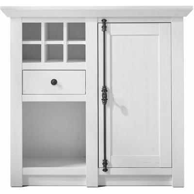 Highboard HOME AFFAIRE "California", weiß (pinie weiß), B:108cm H:100cm T:45cm, Sideboards, Breite 105 cm Image