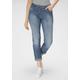 Boyfriend-Jeans PLEASE JEANS "P 78A" Gr. M/40, N-Gr, blau (1670, blu denim) Damen Jeans Weite