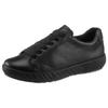 Sneaker ARA "AVIO", Damen, Gr. 6,5, schwarz, Glattleder, sportlich, Schuhe, mit Plateau, G-Weite, Freizeitschuh, Halbschuh, Schnürschuh