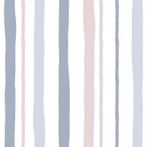 MARBURG Kindertapete Tapeten Gr. B/L: 0,53 m x 10,05 m, Rollen: 1 St., rosa (weiß, grau, rosa) Kindertapeten