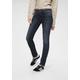 Slim-fit-Jeans PEPE JEANS "NEW BROOKE" Gr. 28, Länge 32, blau (h06 stretch ultra dark) Damen Jeans Röhrenjeans