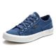 Sneaker ELBSAND Gr. 40, blau (navy) Damen Schuhe Sneaker Schnürhalbschuh, Freizeitschuh aus Textil, Used-Look VEGAN Bestseller
