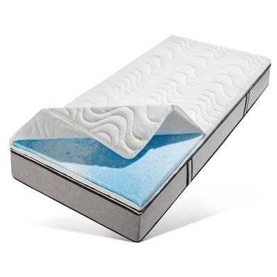 Topper BECO "Greenfirst Soft", weiß, B:90cm H:8cm L:210cm, Gelschaum, Topper, Topper in 90x200 cm und diversen Größen, Matratzentopper mit Gelschaum Image