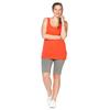 Radlerhose SHEEGO "Große Größen", Damen, Gr. 54, Normalgrößen, grau, Obermaterial: 95% Baumwolle, 5% Elasthan, unifarben, sportlich, kurz, Hosen, mit hohem Baumwollanteil