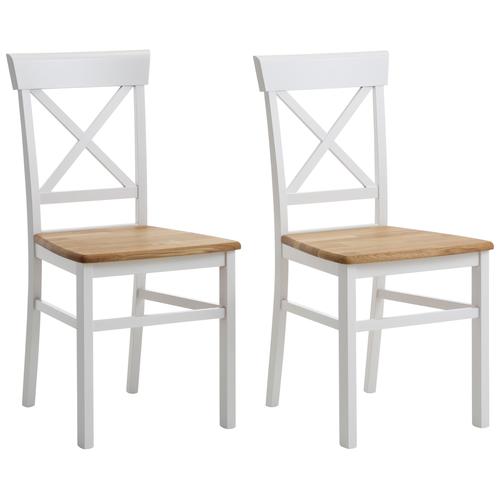andas Holzstuhl Tatra, (Set), 4 St., im 2er, 4er oder 6er-Set weiß Holzstühle Stühle Sitzbänke