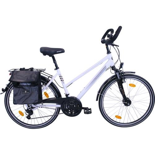 Trekkingrad PERFORMANCE Fahrräder Gr. 45 cm, 26 Zoll (66,04 cm), weiß Trekkingräder