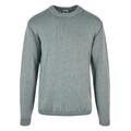 Kapuzenpullover URBAN CLASSICS "Herren Washed Sweater" Gr. XL, blau (dustyblue) Herren Pullover Kapuzenpullover