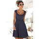 Sommerkleid BEACHTIME Gr. 42, N-Gr, blau (marine) Damen Kleider Strandkleider