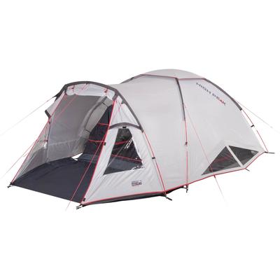 Kuppelzelt HIGH PEAK "Zelt Alfena 3.0", grau (nimbus grau), Zelte, B/H/L: 260cm x 135cm x 410cm, B:260cm H:135cm L:410cm