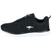 Sneaker KANGAROOS, Damen, Gr. 40, schwarz, Synthetik, Textil, sportlich, Schuhe