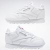 Sneaker REEBOK CLASSIC "CLASSIC LEATHER", Gr. 24, weiß, Leder, Synthetik, sportlich, Schuhe