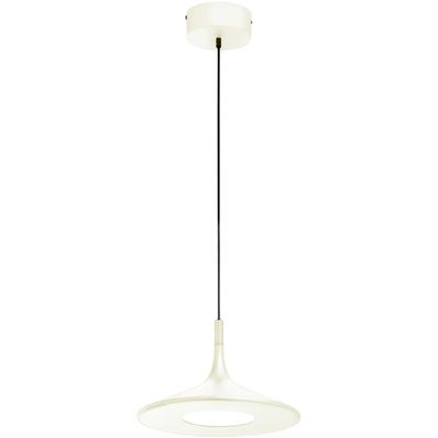 LED Pendelleuchte "Slim", weiß, Ø 45cm H: 45cm, SCHÖNER WOHNEN-KOLLEKTION, Lampen