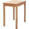 Esstisch MCA LIVING "Alfons, TOPSELLER", braun (wildeiche, wildeiche, wildeiche), B:70cm H:76cm T:70cm, Tische, Esstisch Rechteckiger Esstisch Holz-Esstische, Massivholztisch in Wildeiche geölt, belastbar bis 50 kg