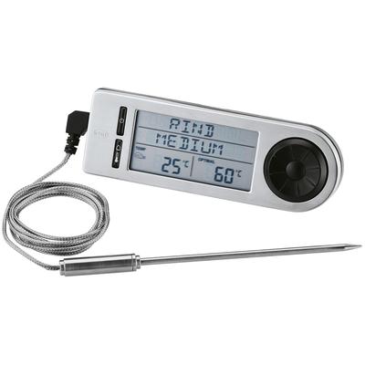 Bratenthermometer RÖSLE Temperaturmessgeräte silberfarben (silberfarben, schwarz) Thermometer