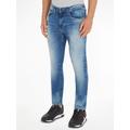 Tapered-fit-Jeans TOMMY JEANS "SLIM TAPERED AUSTIN" Gr. 31, Länge 34, blau (light blue) Herren Jeans Tapered-Jeans
