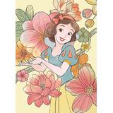 Komar Poster Snow White Flowers, Disney, Höhe: 50cm bunt Bilder Wohnaccessoires