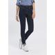Slim-fit-Jeans ARIZONA "Bund mit seitlichem Gummizugeinsatz" Gr. 96, K + L Gr, blau (rinsed) Damen Jeans Röhrenjeans