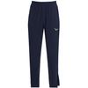 Jerseyhose TRIGEMA "TRIGEMA Freizeithose mit Bein-Reißverschluss", Damen, Gr. S, US-Größen, blau (navy), 74% Nylon, 26% Elastan, Basic, Hosen