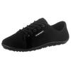 Barfußschuh LEGUANO "AKTIV", Damen, Gr. 41, schwarz, Textil, sportlich, Schuhe Schnürschuh Sommerschuh Barfußschuh, Freizeitschuh, Halbschuh, Schnürschuh mit ergonomischer Formgebung, Topseller