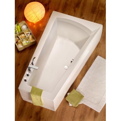 Badewanne OTTOFOND "Galia I", weiß, B:100cm H:50cm L:170cm T:100cm, Sanitäracryl, Badewannen, mit Fußgestell