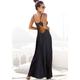 Maxikleid S.OLIVER Gr. 44, N-Gr, schwarz Damen Kleider Strandkleider mit tiefem Rückenausschnitt, Sommerkleid, Strandkleid, Basic