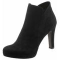 High-Heel-Stiefelette TAMARIS Gr. 40, schwarz Damen Schuhe Plateaustiefeletten