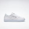 Sneaker REEBOK CLASSIC "CLUB C 85", Gr. 37,5, weiß (weiß, light, grau), Leder, Synthetik, sportlich, Schuhe Skaterschuh Sneaker low