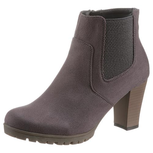 Stiefelette CITY WALK Gr. 38, grau Damen Schuhe mit seitlichem Stretcheinsatz