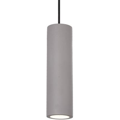 PACO HOME Pendelleuchte "TOBI", blau (betongrau), Ø 7cm, Lampen, LED, GU10, Lampe Für Wohnzimmer Esszimmer Küche, Höhenverstellbar Image