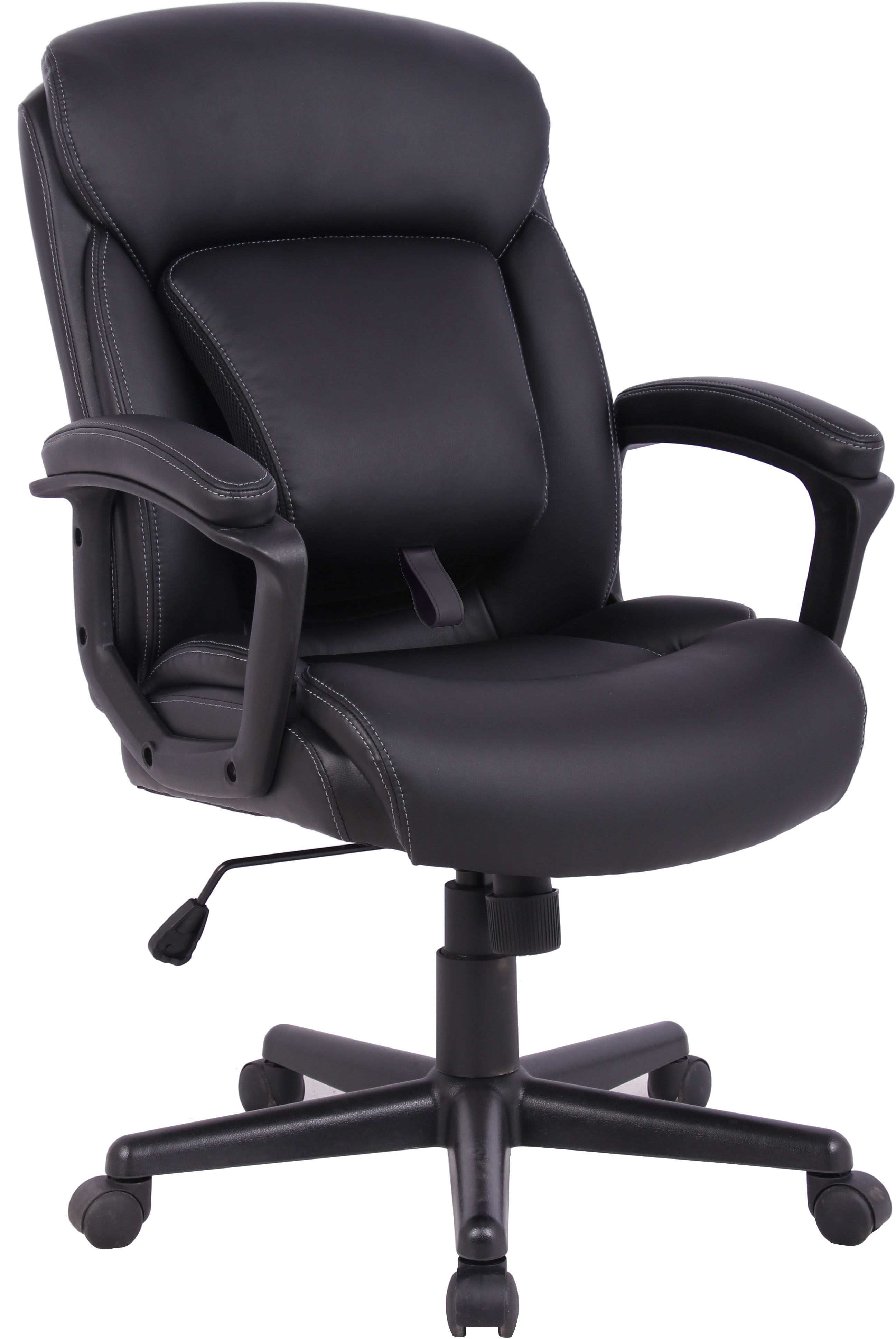 Bürostuhl OTTO HOME "Julia, Chefsessel", schwarz, B:62cm H:110cm T:62cm, Stühle, Bürostuhl, komfortable Polsterung, viele ergonomischen Funktionen