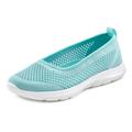 Sneaker Ballerinas LASCANA Gr. 40, blau (mint) Damen Schuhe Sneaker