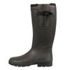 Gummistiefel MOLS "Pennant", Gr. 41, schwarz (khaki, schwarz), Gummi, casual, Schuhe, mit wärmendem Isolationsneopren