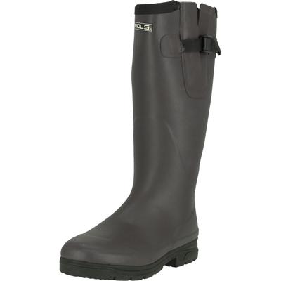 Gummistiefel MOLS "Pennant", Gr. 45, schwarz (khaki, schwarz), Gummi, casual, Schuhe, mit wärmendem Isolationsneopren Image