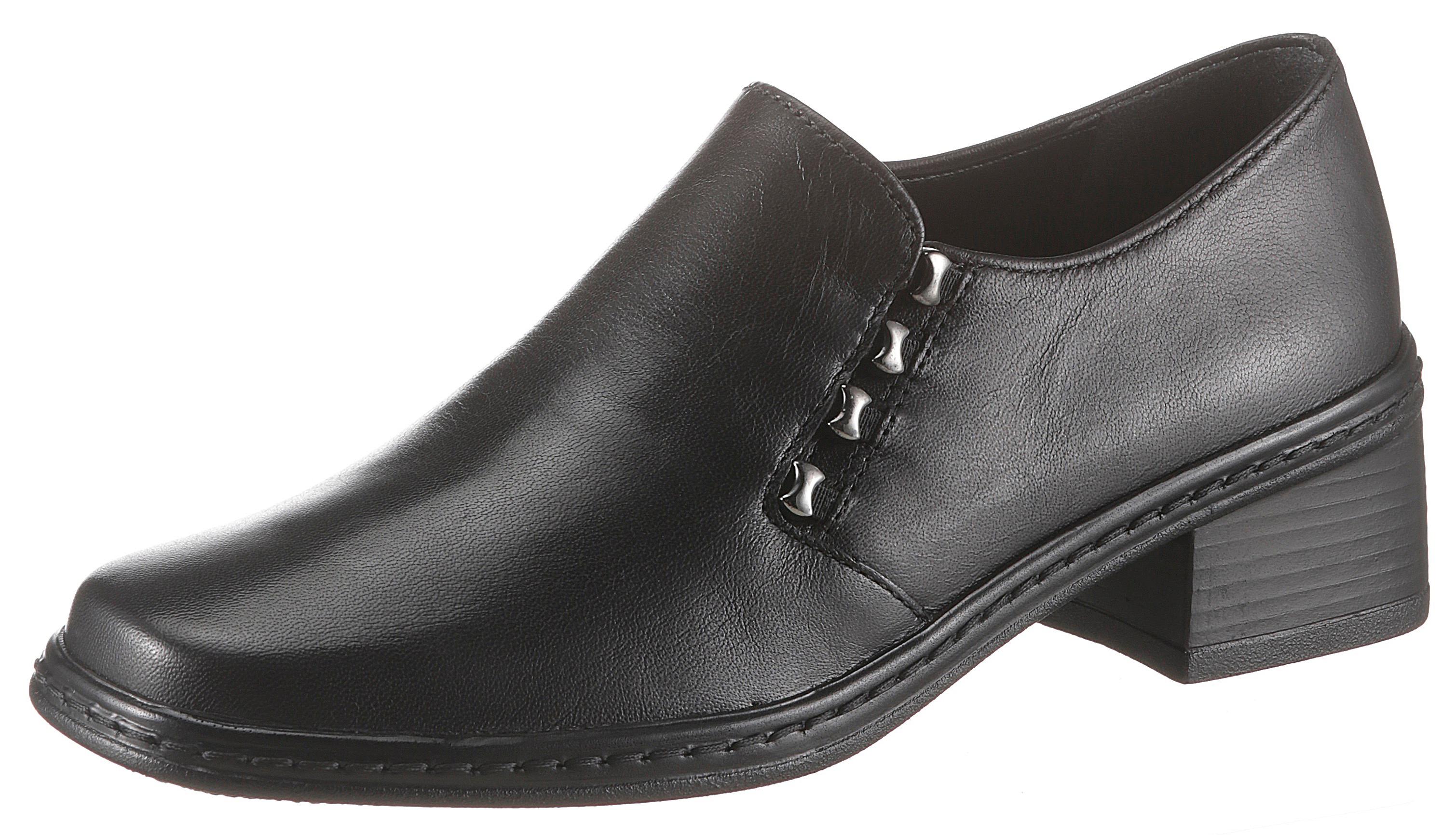 Slipper GABOR, Damen, Gr. 38, schwarz, Glattleder, Schuhe Slipper, Trotteur, Pumps mit dezenter Applikation