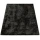 Hochflor-Teppich PACO HOME "Bamba 410" Teppiche Gr. B/L: 160 cm x 220 cm, 45 mm, 1 St., schwarz Esszimmerteppiche Flokati Optik, weich & flauschig, waschbar