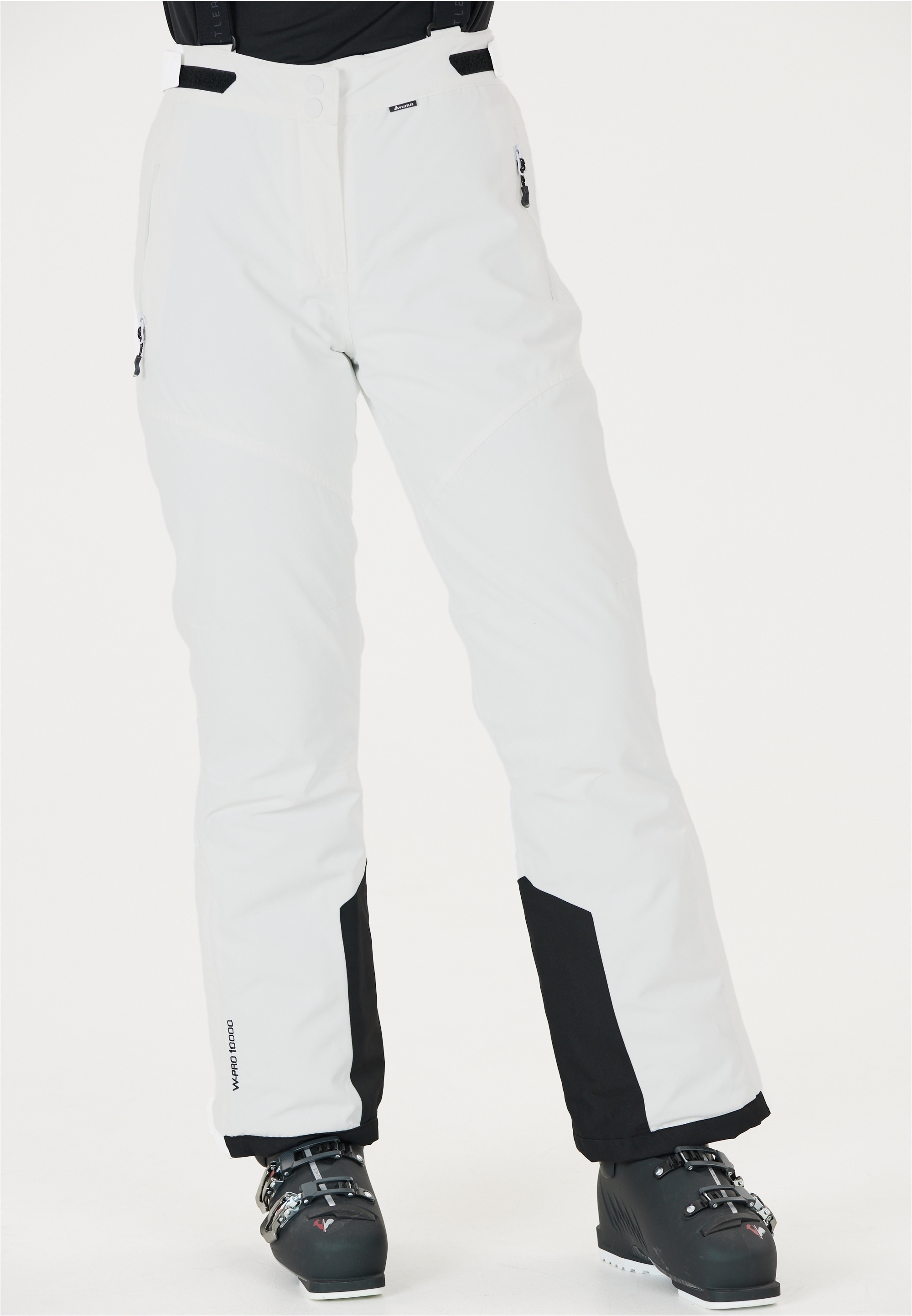 Skihose WHISTLER "YARRA", Damen, Gr. 40, EURO-Größen, weiß, 94% Polyester, 6% Elasthan, mehrfarbig, lang, Hosen, mit wasserdichter 3-Lagen-Membran Image
