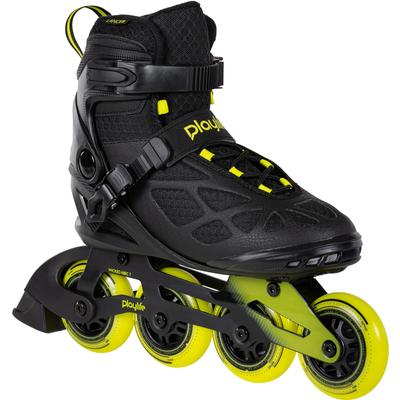 Inlineskates PLAYLIFE "Playlife Lancer" Gr. 44, gelb (gelb, schwarz), Inlineskates_Rollschuhe_Schlittschuhe, 44, Kunstfaser