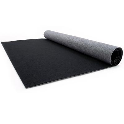 Läufer "PODIUM, Made in Belgium", schwarz, B:200cm H:2,6mm L:700cm, Polypropylen (PP), PRIMAFLOR-IDEEN IN TEXTIL, Teppiche, Breite 200 cm, Nadelfilz, Uni-Farben, ideal für Veranstaltungen Image