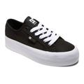 Sneaker DC SHOES "Manual Platform" Gr. 7(38), schwarz-weiß (black, white) Schuhe Sneaker