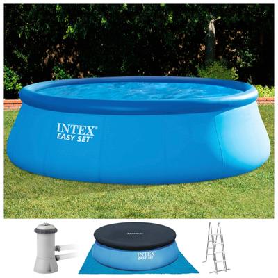 Quick-Up Pool INTEX "Easy Set", blau, H:122cm Ø:457cm, Schwimmbecken, ØxH: 457x122 cm Image