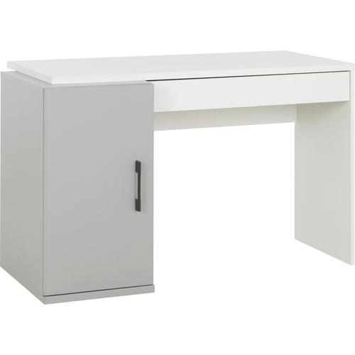 "Kinderschreibtisch GAMI ""UGO"" Tische Gr. B/H/T: 120 cm x 76 cm x 55 cm, grau (moongrau, weiß) Büroschreibtisch Schreibtische Tisch Jugendschreibtisch, Schreibtisch"