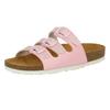 Pantolette LICO "Slipper Bioline Free Kids", Gr. 27, rosa, Synthetik, Schuhe
