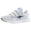 Sneaker KANGAROOS "K-BlueRun 701 B", Gr. 42, weiß, Textil, sportlich, Schuhe, mit Klettverschluss